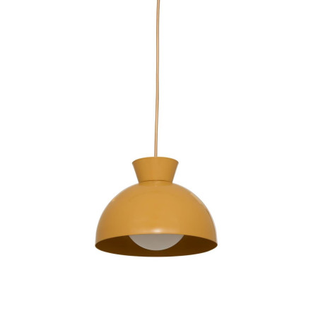 Suspension Lito D22 cm métal ocre Atmosphera - Le Dépôt Bailleul