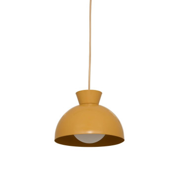 Suspension Lito D22 cm métal ocre Atmosphera - Le Dépôt Bailleul
