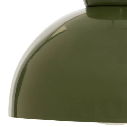Suspension Lito D22 cm métal kaki Atmosphera - Le Dépôt Bailleul