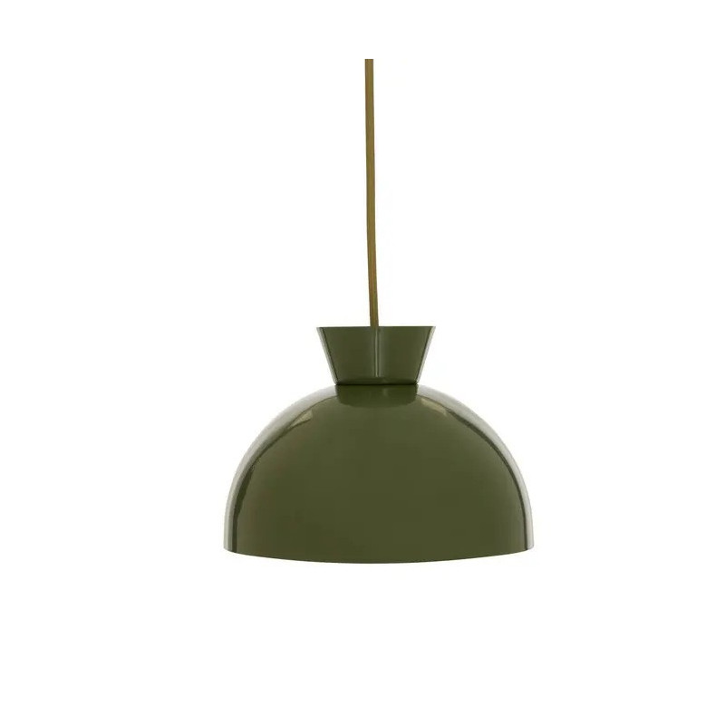 Suspension Lito D22 cm métal kaki Atmosphera - Le Dépôt Bailleul