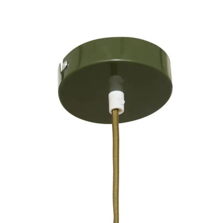 Suspension Lito D22 cm métal kaki Atmosphera - Le Dépôt Bailleul