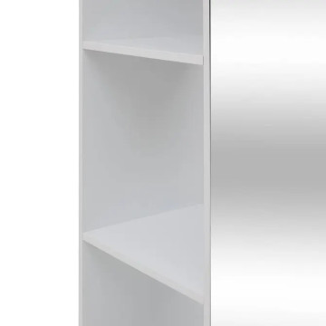 Vestiaire avec miroir Luma 170 cm bois blanc 5five - Le Dépôt Bailleul