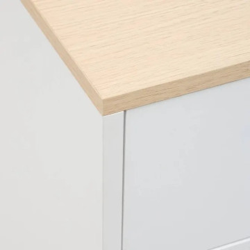 Console 2 tiroirs Luma 100 cm blanc 5five - Le Dépôt Bailleul