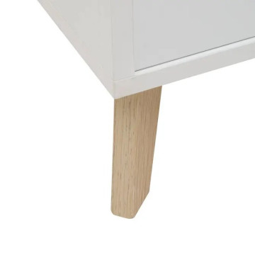 Buffet 2 portes 1 tiroir Luma 120 cm blanc 5five - Le Dépôt Bailleul