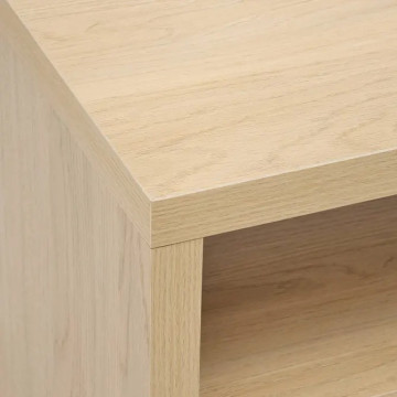 Table basse 1 tiroir Alvo 92,5 cm MDF naturel 5five - Le Dépôt Bailleul