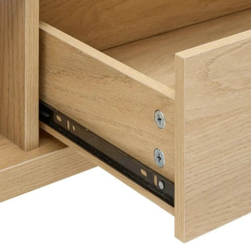 Table basse 1 tiroir Alvo 92,5 cm MDF naturel 5five - Le Dépôt Bailleul