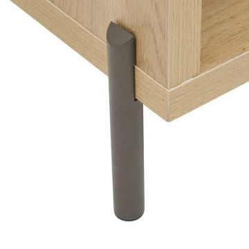 Table basse 1 tiroir Alvo 92,5 cm MDF naturel 5five - Le Dépôt Bailleul