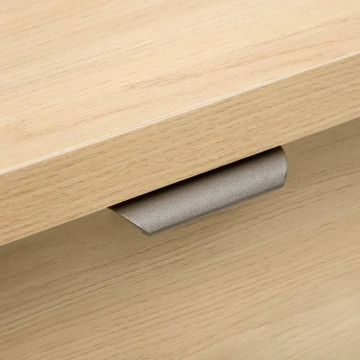 Console 2 tiroirs Alvo 92,5 cm MDF naturel 5five - Le Dépôt Bailleul