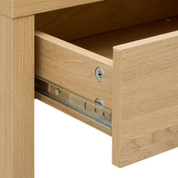 Console 2 tiroirs Alvo 92,5 cm MDF naturel 5five - Le Dépôt Bailleul