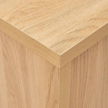 Meuble TV Alvo 122,5 cm MDF naturel 5five - Le Dépôt Bailleul