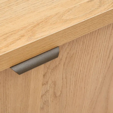 Meuble TV Alvo 122,5 cm MDF naturel 5five - Le Dépôt Bailleul