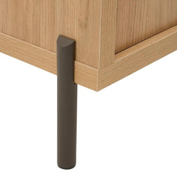 Meuble TV Alvo 122,5 cm MDF naturel 5five - Le Dépôt Bailleul