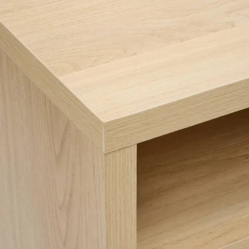 Table de chevet Alvo 1 tiroir 50,5 cm MDF naturel 5five - Le Dépôt Bailleul