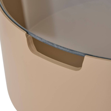 Table café coffre Karun 45 cm mocha Atmosphera - Le Dépôt Bailleul