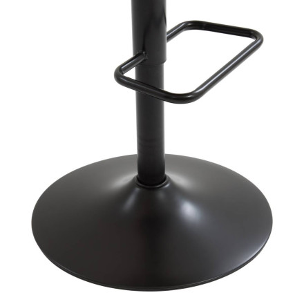 Tabouret de bar pivotant ajustable Cirea chenille beige Atmosphera - Le Dépôt Bailleul