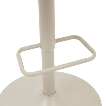 Tabouret de bar pivotant ajustable Cirea chenille beige/beige Atmosphera - Le Dépôt Bailleul
