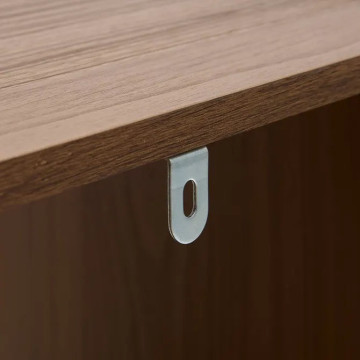 Etagère en bois 3 cases Mix effet noyer 5five - Le Dépôt Bailleul