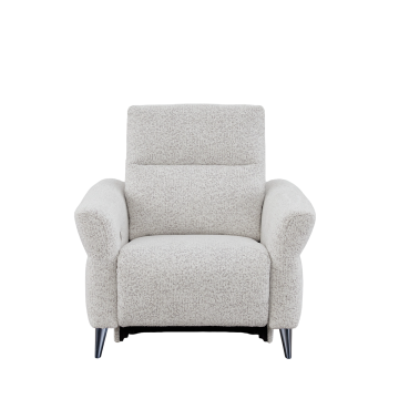 Fauteuil relax électrique Liam tissu chenille beige Takasit - Le Dépôt Bailleul