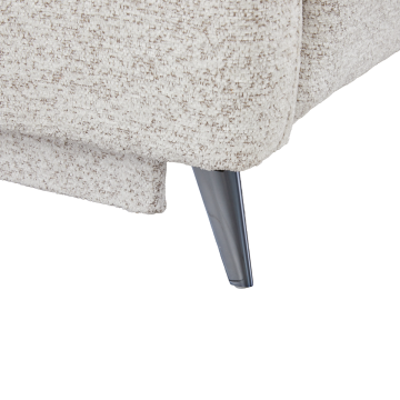 Fauteuil relax électrique Liam tissu chenille beige Takasit - Le Dépôt Bailleul