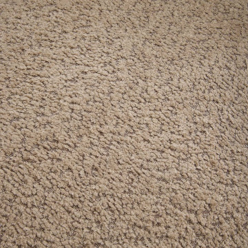 Fauteuil pivotant Fiva bouclette taupe Atmosphera - Le Dépôt Bailleul