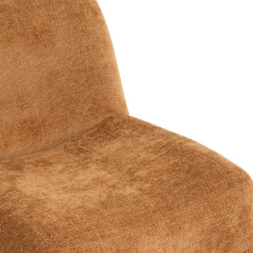 Fauteuil bas Astor chenille ambre Atmosphera - Le Dépôt Bailleul
