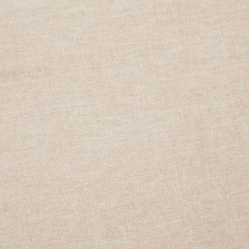 Pouf Mizar 38 x 36 cm chenille ivoire Atmosphera - Le Dépôt Bailleul