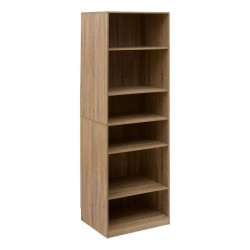 Module étagères Dolo 180 cm MDF naturel 5five - Le Dépôt Bailleul