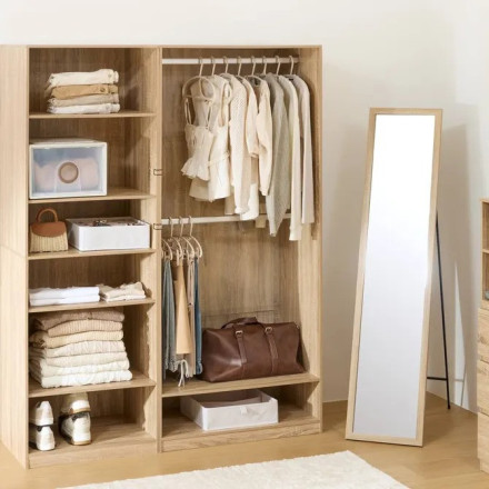 Module étagères Dolo 180 cm MDF naturel 5five - Le Dépôt Bailleul