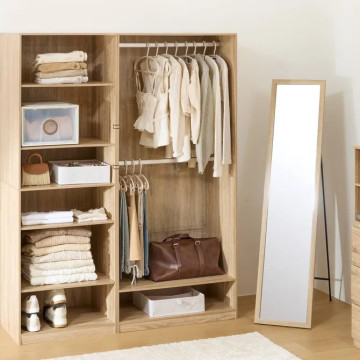 Module étagères Dolo 180 cm MDF naturel 5five - Le Dépôt Bailleul