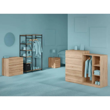 Commode 5 tiroirs Dolo naturel 5five - Le Dépôt Bailleul