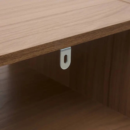 Etagère 2+2 cases Mix'n Modul effet noyer 5five - Le Dépôt Bailleul