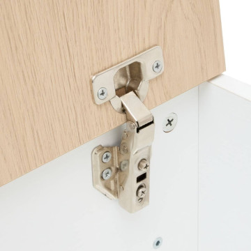 Table basse relevable + coffre Luma 90 cm blanc 5five - Le Dépôt Bailleul