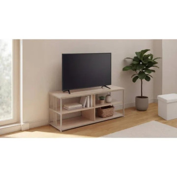 Meuble TV Duna 120 cm 4 niches 5five - Le Dépôt Bailleul