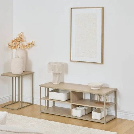 Meuble TV Duna 120 cm 4 niches 5five - Le Dépôt Bailleul