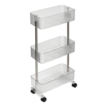 Desserte 3 niveaux Plastor 40 cm PET transparent 5five - Le Dépôt Bailleul