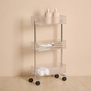 Desserte 3 niveaux Plastor 40 cm PET transparent 5five - Le Dépôt Bailleul