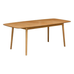 Table à manger extensible 160/200 x 90 cm Tilda  bois Atmosphera - Le Dépôt Bailleul