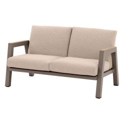 Canapé extérieur 2 places Axiome beige/praline Hespéride- Le Dépôt Bailleul