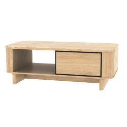Table basse 120 cm Rondi bois clair - Le Dépôt Bailleul