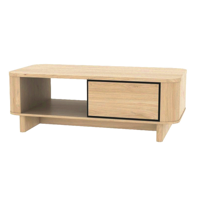 Table basse 120 cm Rondi bois clair - Le Dépôt Bailleul