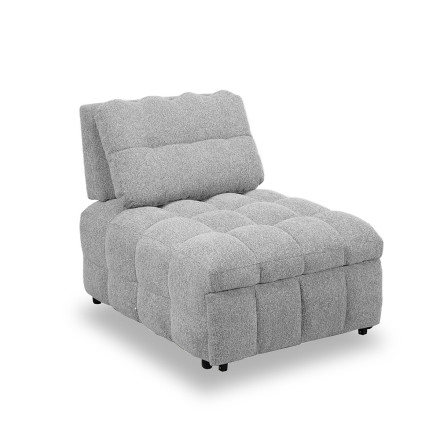 Fauteuil convertible Rapha gris clair Takasit - Le Dépôt Bailleul