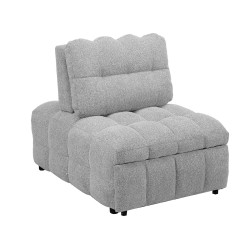 Fauteuil convertible Rapha gris clair Takasit - Le Dépôt Bailleul