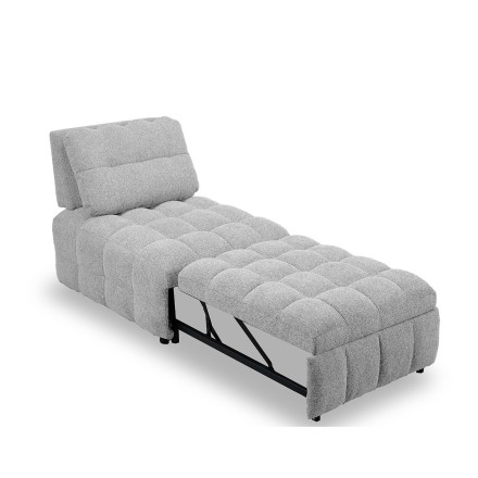 Fauteuil convertible Rapha gris clair Takasit - Le Dépôt Bailleul