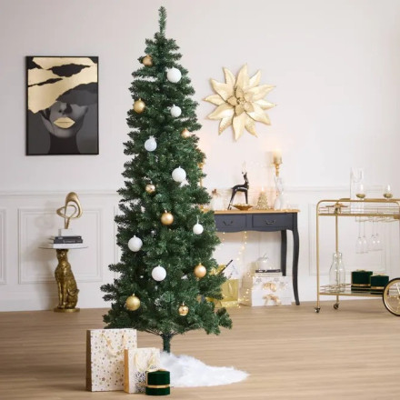 Sapin de Noël artificiel vert 210 cm Vertica - Le Dépôt Bailleul