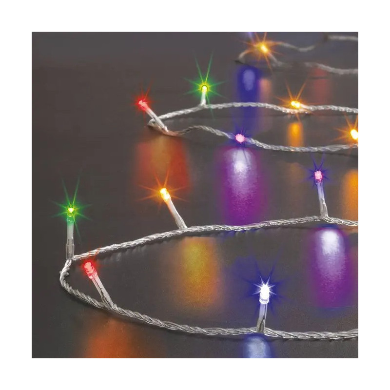 Guirlande lumineuse Noël 200 LED 20 mètres multicolore secteur - Le Dépôt Bailleul