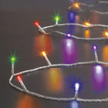 Guirlande lumineuse Noël 200 LED 20 mètres multicolore secteur - Le Dépôt Bailleul