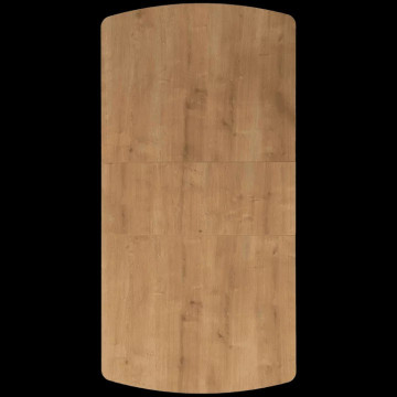 Table à manger extensible 130/160 x 80 cm bois et noir - Le Dépôt Bailleul