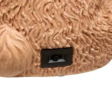 Ours de Noël déco lumineux LED 34 cm résine - Le Dépôt Bailleul