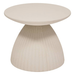 Table basse Fylis D50 cm magnésie ivoire Atmosphera - Le Dépôt Bailleul