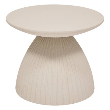Table basse Fylis D50 cm magnésie ivoire Atmosphera - Le Dépôt Bailleul